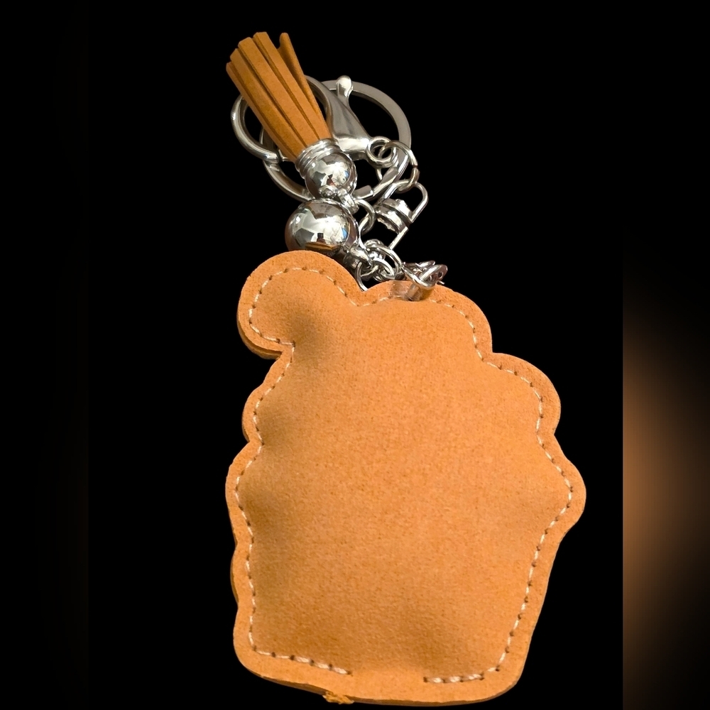 Crystal Cupcake Bag Charm Keychain - Picture 2 of 2